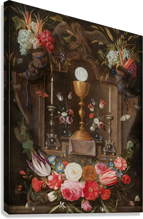 Altar Niche with Symbols of the Eucharist