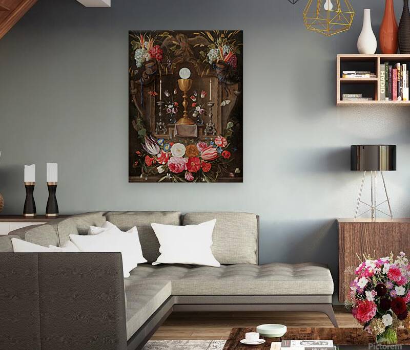 Altar Niche with Symbols of the Eucharist