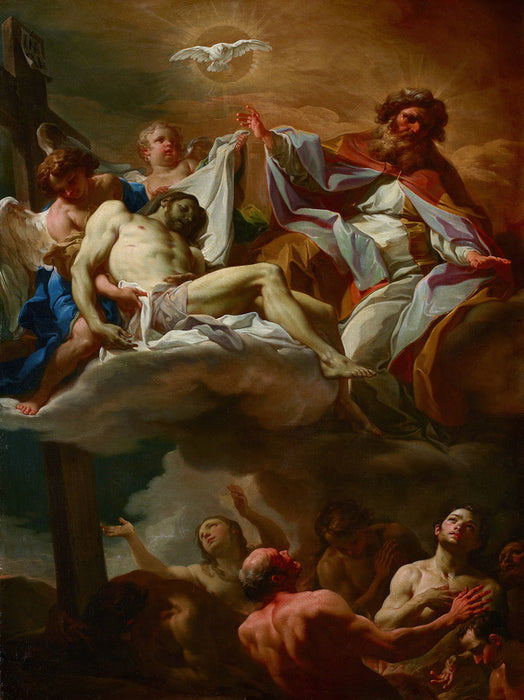 The Holy Trinity with Souls In Purgatory